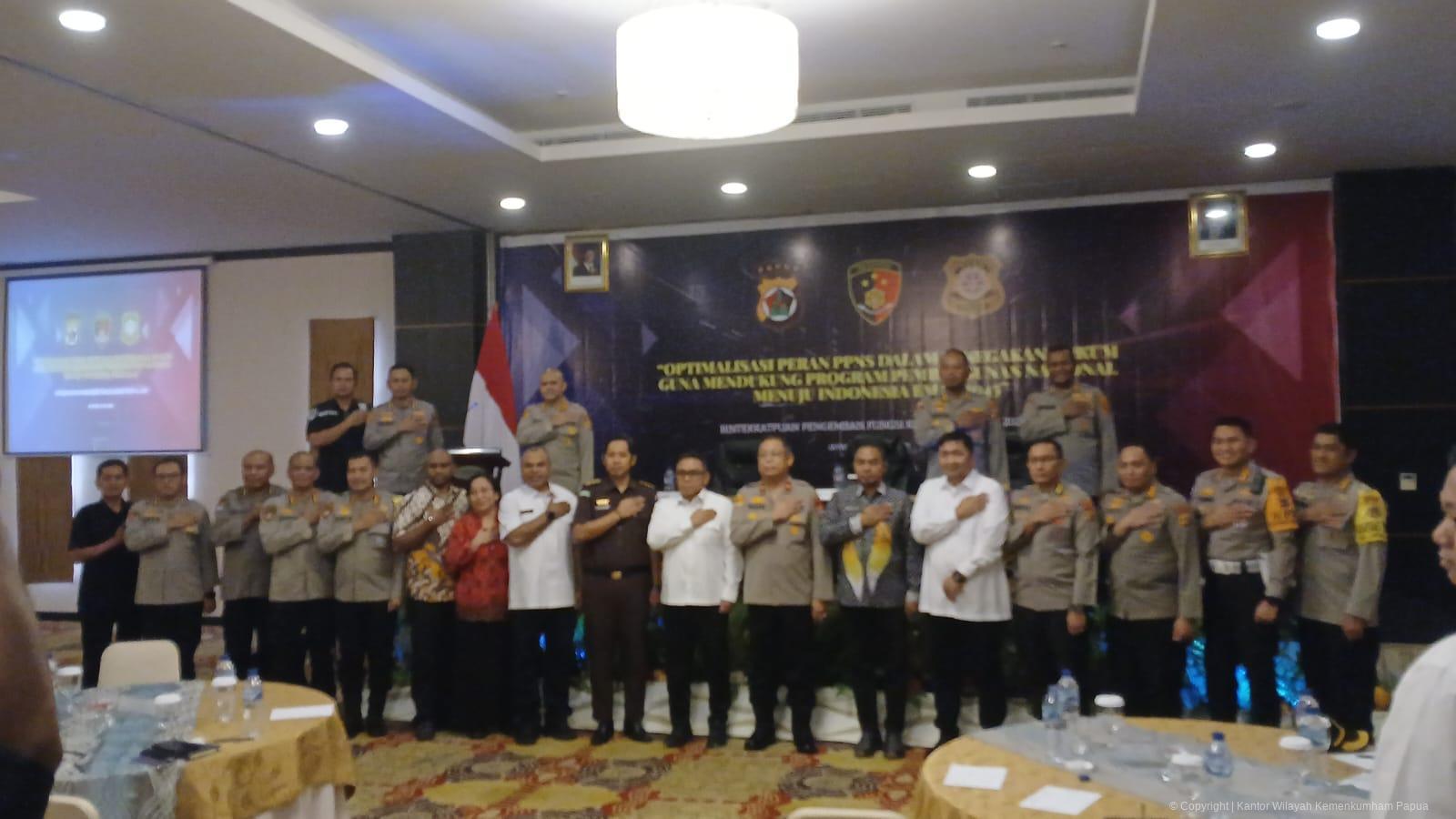 Kanwil Kemenkum Papua Turut Hadiri Pembinaan Teknis Dan Peningkatan Kemampuan Penyidik Polri Dan PPNS Yang Diselenggarakan Oleh Biro Korwas PPNS Bareskrim Polri
